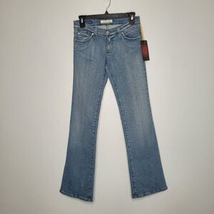 Vintage Flying Monkey y2k bootcut low rise blue jeans size 3 NWT
